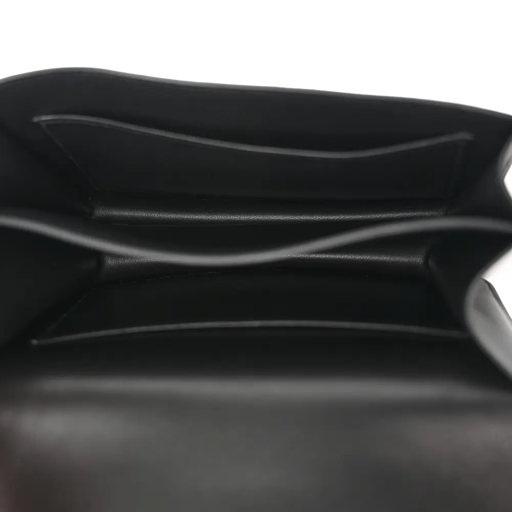 Hermès Black Ombre Veau Monsieur & Lizard Leather Constance 18 Palladium Silver Hardware Reps - Image 7