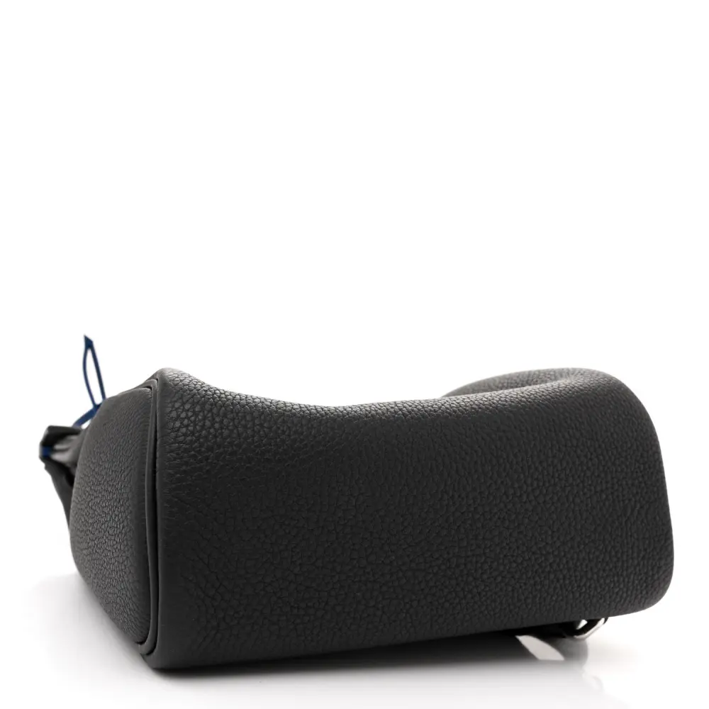 Hermès Black Togo Leather HAC à Dos PM Backpack Palladium Hardware Rep - Image 6
