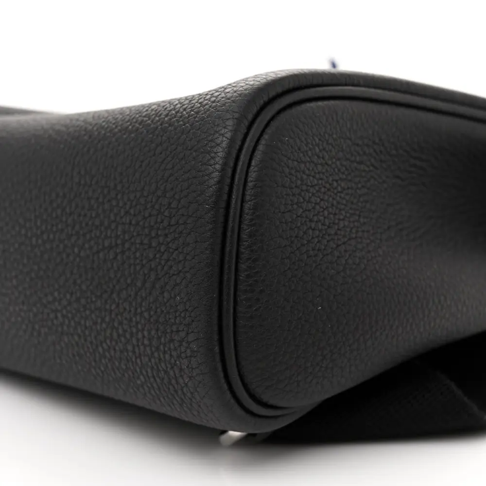 Hermès Black Togo Leather HAC à Dos PM Backpack Palladium Hardware Rep - Image 5
