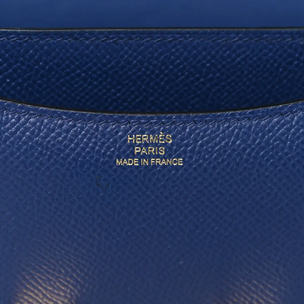 Hermès Bleu Saphir Epsom Leather Constance 18 Gold Hardware Rep - Image 2