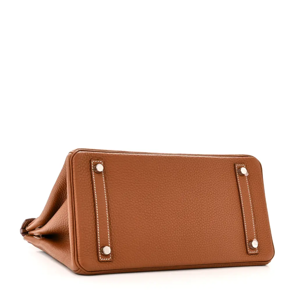 Hermès Brown Togo Leather Birkin 30 Palladium Silver Hardware High-end reps - Image 6