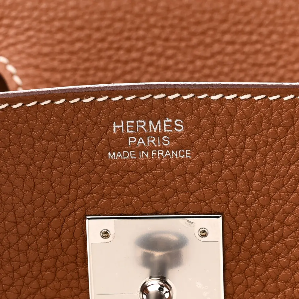 Hermès Brown Togo Leather Birkin 30 Palladium Silver Hardware High-end reps - Image 2