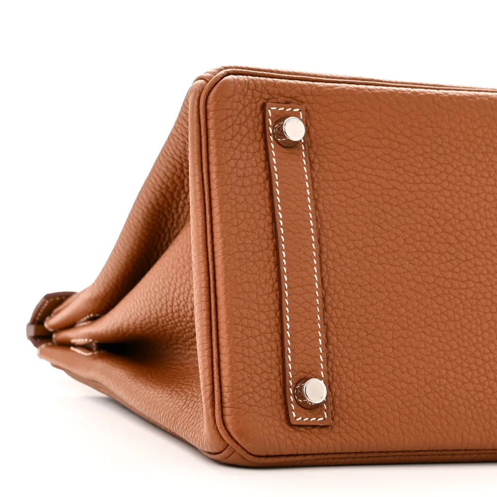 Hermès Brown Togo Leather Birkin 30 Palladium Silver Hardware High-end reps - Image 4