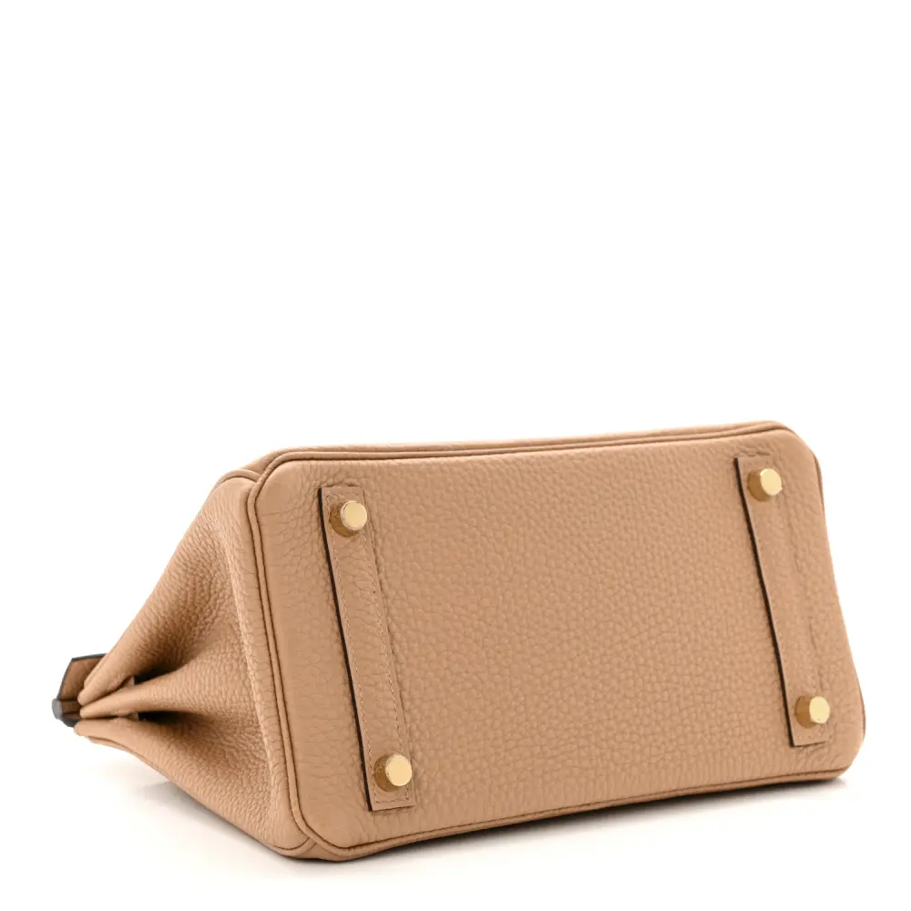 Hermès Chai Togo Leather Birkin 25 Gold Hardware Replica - Image 6