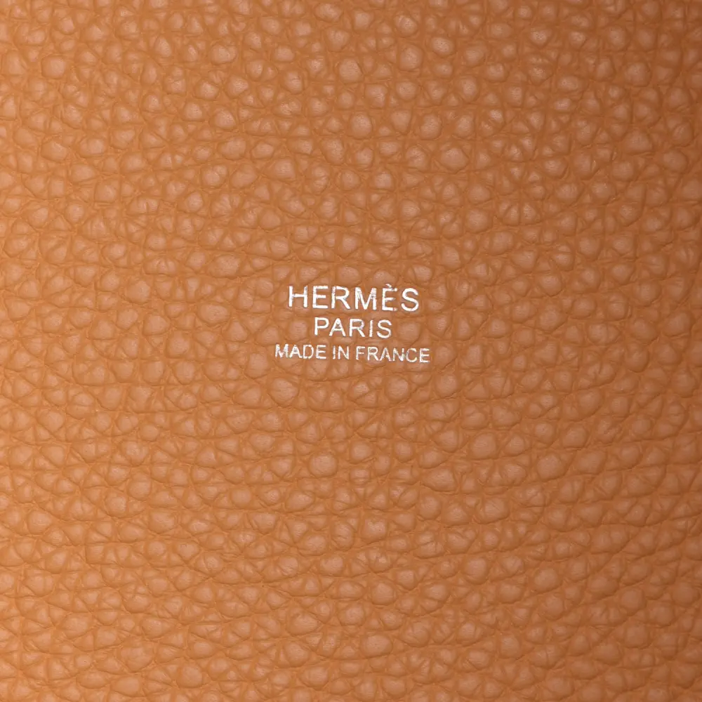 Hermès Natural/Sable Taurillon Clemence Leather Picotin Lock 18 PM Palladium Hardware Reps - Image 2