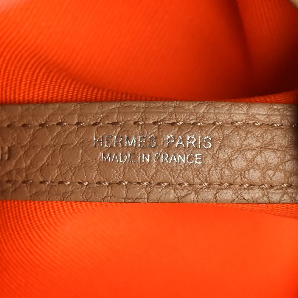 Hermès Orange/Chai Toile Militaire Canvas & Vache Country Leather Garden Party 36 MM Superfake - Image 2