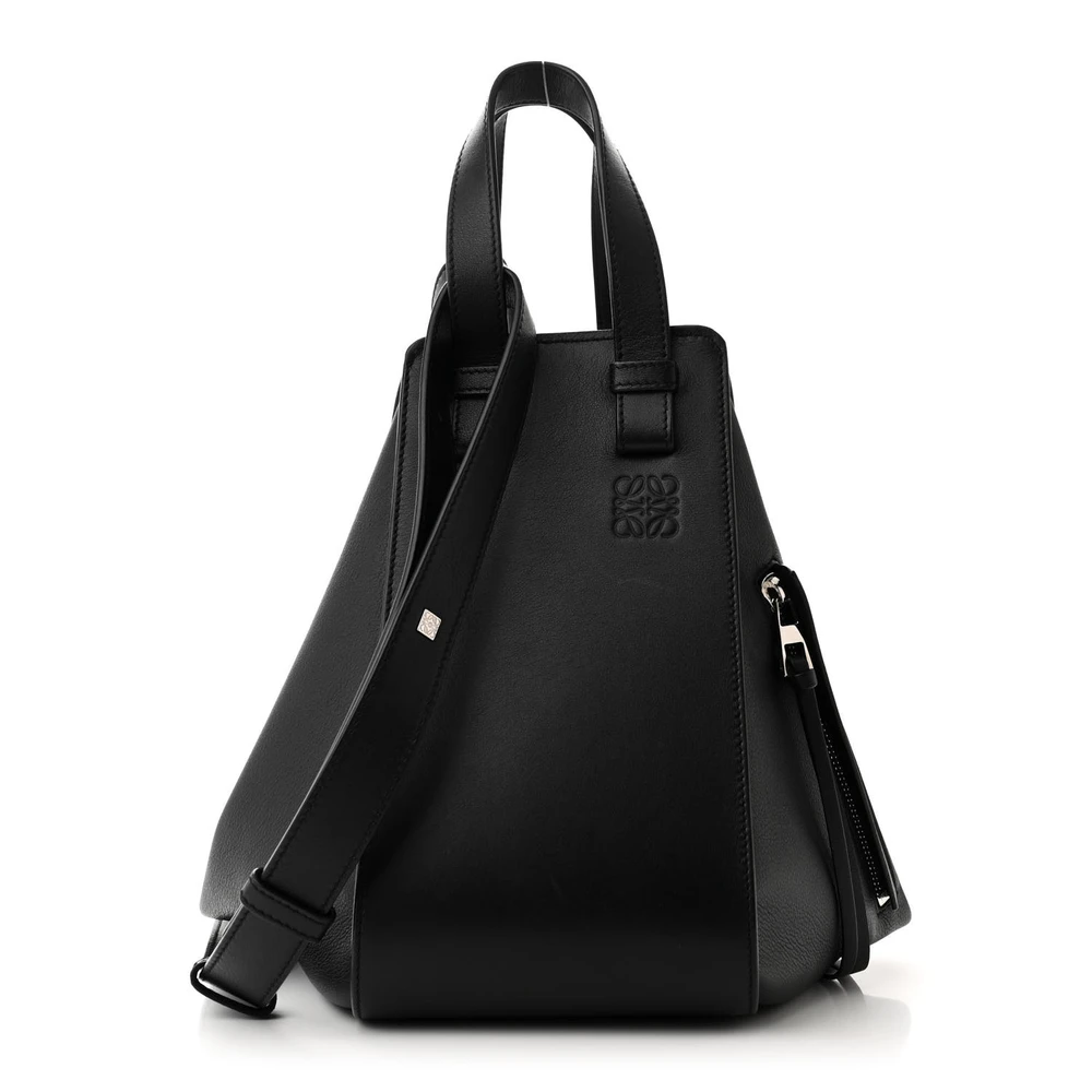 Mirror Quality Replica Loewe Black Calfskin Small Hammock Bag