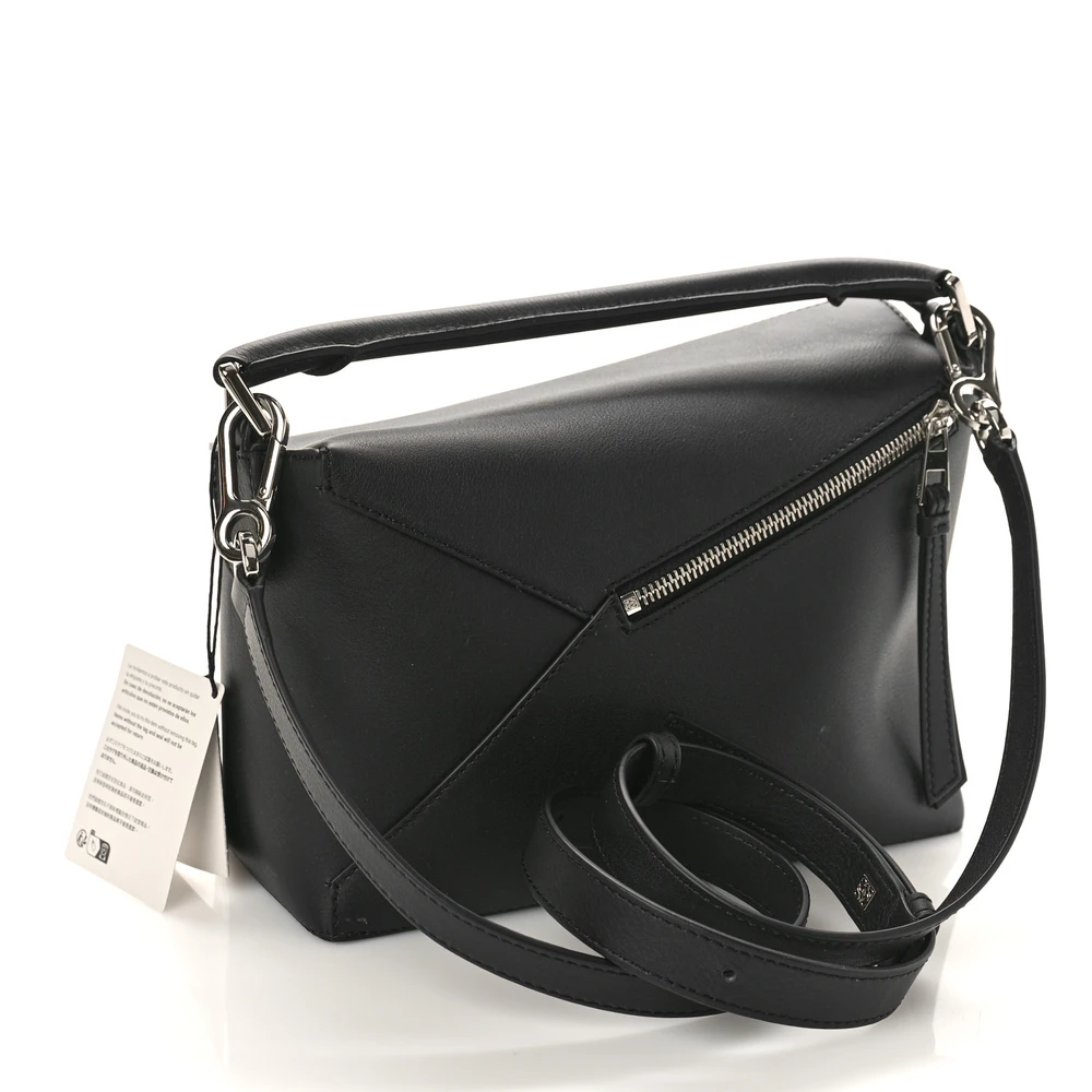 Loewe Black Puzzle Edge Bag Rep - Mirror Quality Replica - Image 3