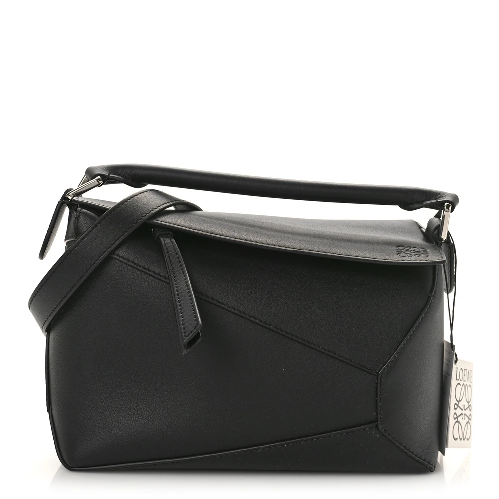Loewe Black Puzzle Edge Bag Rep - Mirror Quality Replica