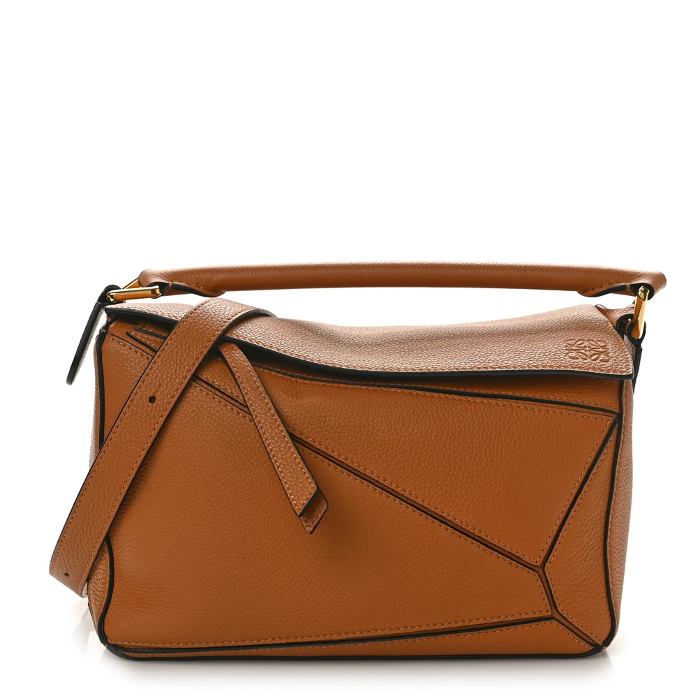 Loewe Light Caramel Replica Puzzle Bag – Mirror Quality Handbags