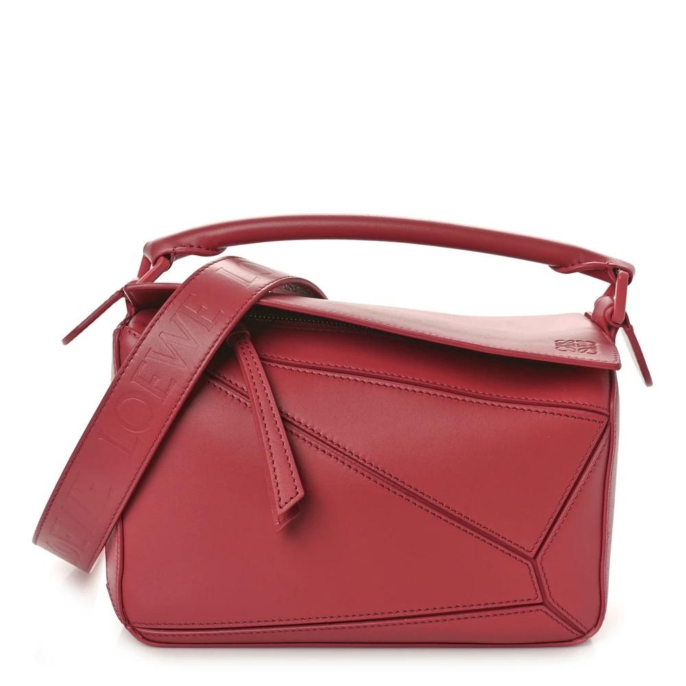 Mirror Quality Replica of the Loewe Puzzle Bag – Plumrose Satin Calfskin