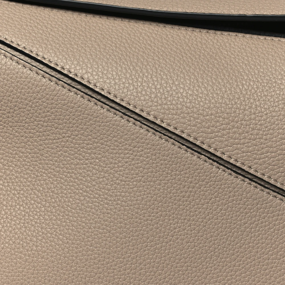 Mirror Quality Replica Loewe Puzzle Bag in Sand Calfskin - Image 7