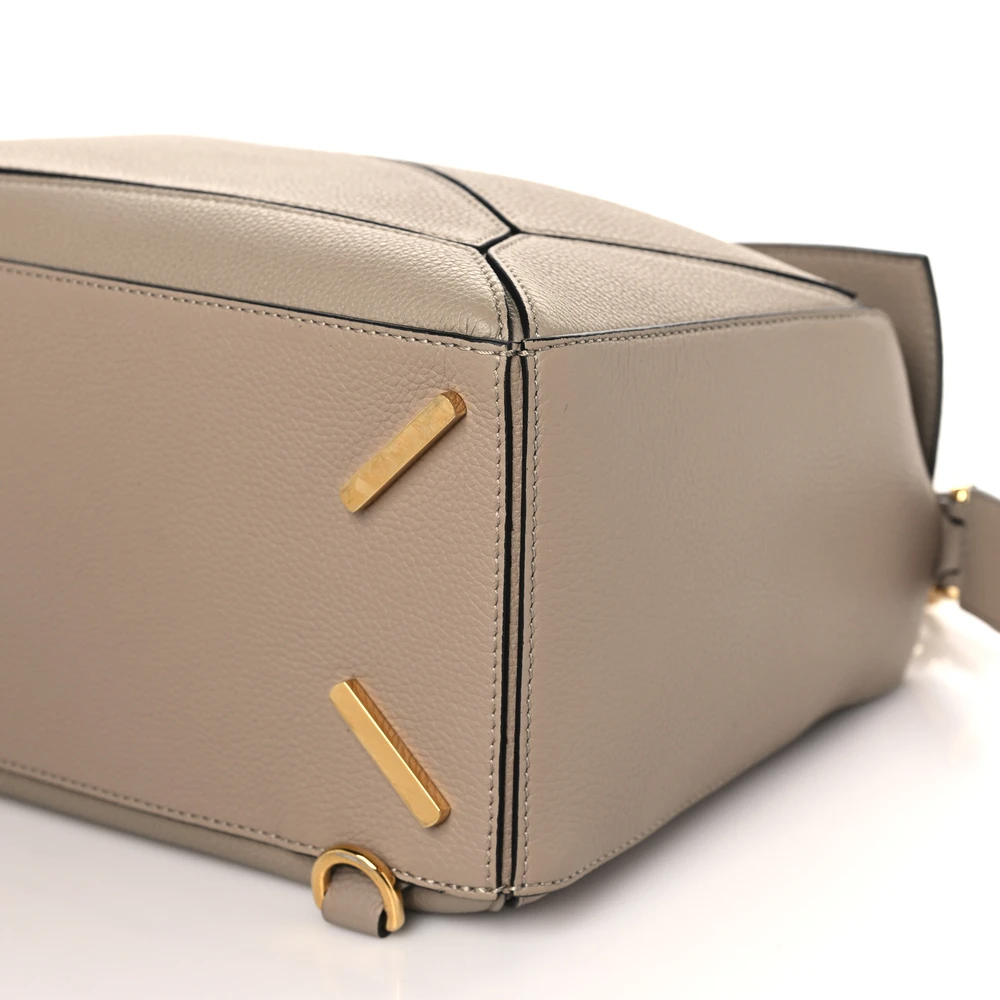 Mirror Quality Replica Loewe Puzzle Bag in Sand Calfskin - Image 4