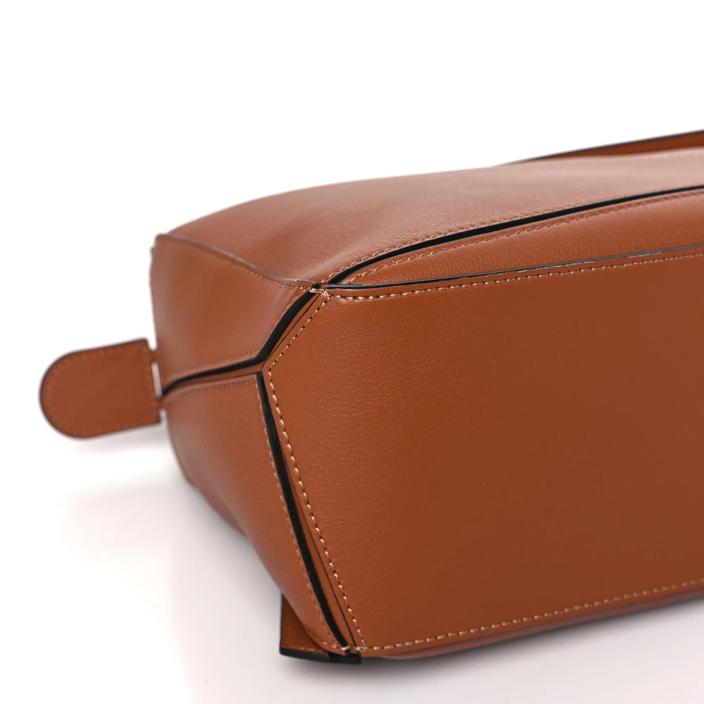 Mirror Quality Replica of Loewe Small Puzzle Bag in Tan Leather - Image 4