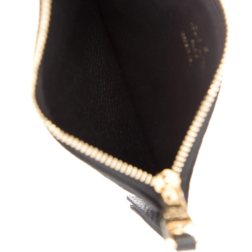 Louis Vuitton Black Empreinte Leather Small LV Monogram Pouch - Image 3