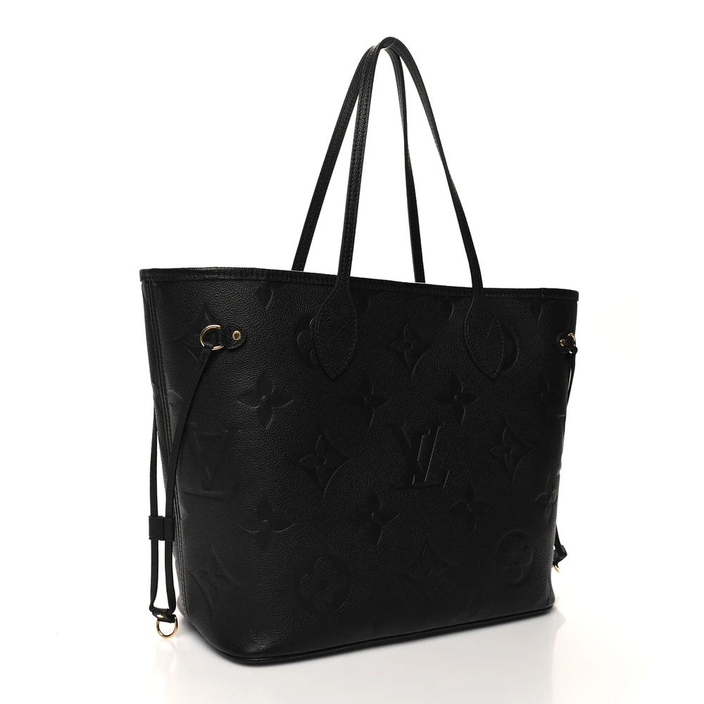 Superfake Louis Vuitton Black Giant Monogram Neverfull MM - Image 3
