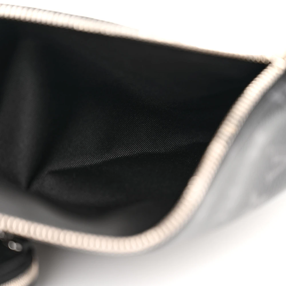 Mirror Quality Replica Louis Vuitton Duo Slingbag MM – Black Taigarama - Image 7