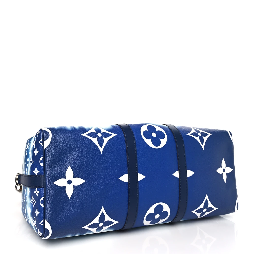 Superfake Louis Vuitton Handbags – Blue Monogram Escale Keepall - Image 6