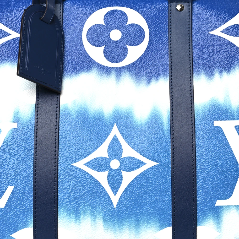 Superfake Louis Vuitton Handbags – Blue Monogram Escale Keepall - Image 8