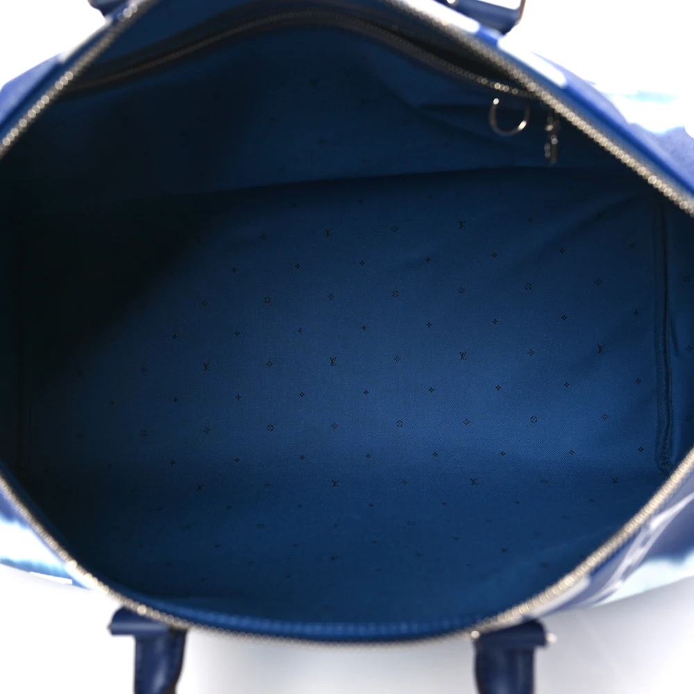 Superfake Louis Vuitton Handbags – Blue Monogram Escale Keepall - Image 7