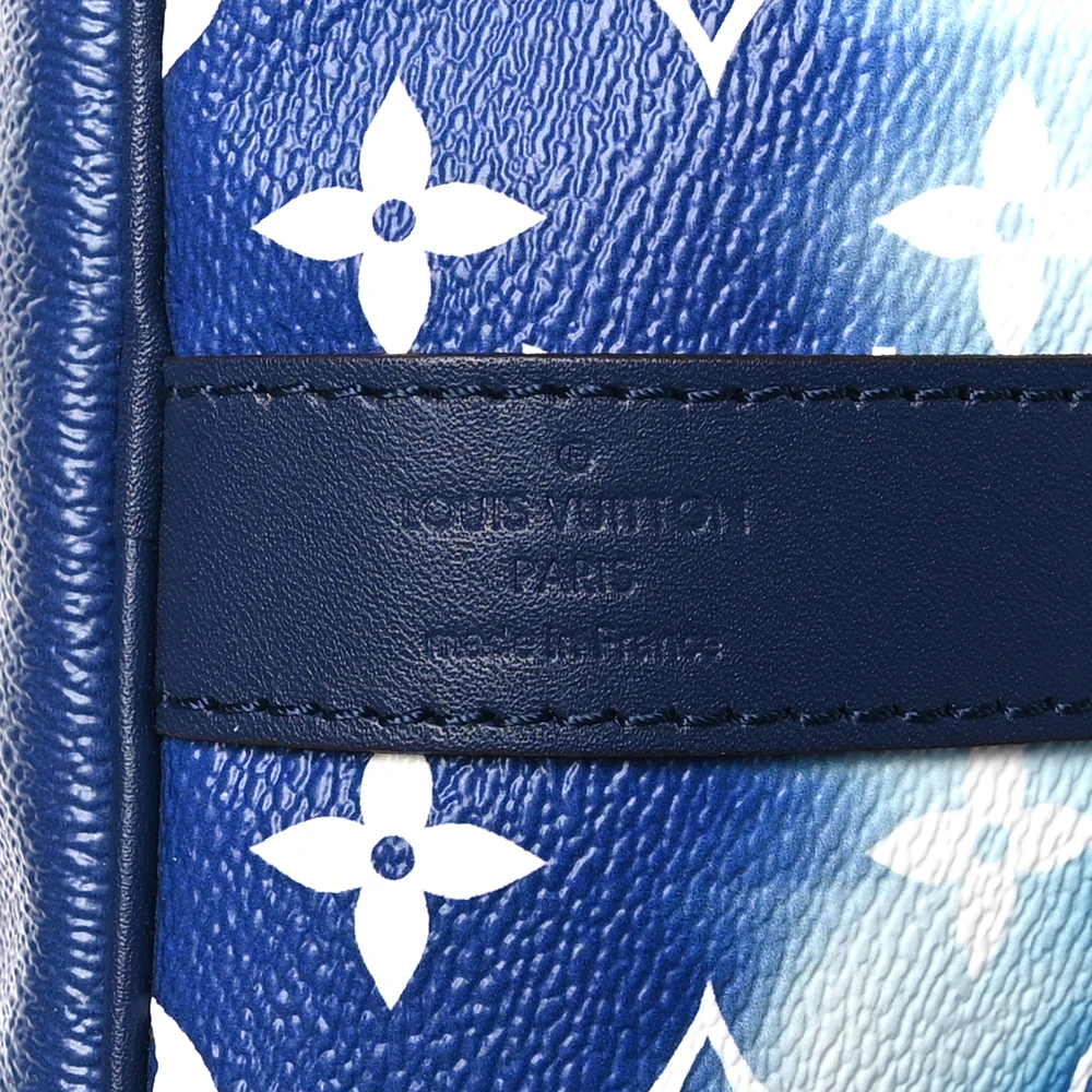 Superfake Louis Vuitton Handbags – Blue Monogram Escale Keepall - Image 2