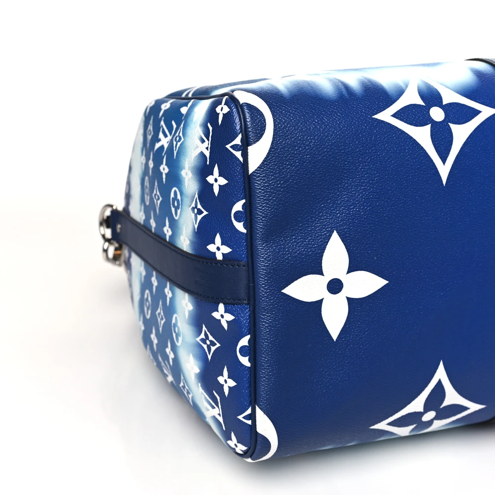 Superfake Louis Vuitton Handbags – Blue Monogram Escale Keepall - Image 4