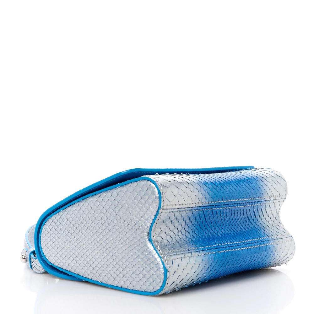 Louis Vuitton Replica Twist Bag PM – Blue Silver Monogram Design - Image 6