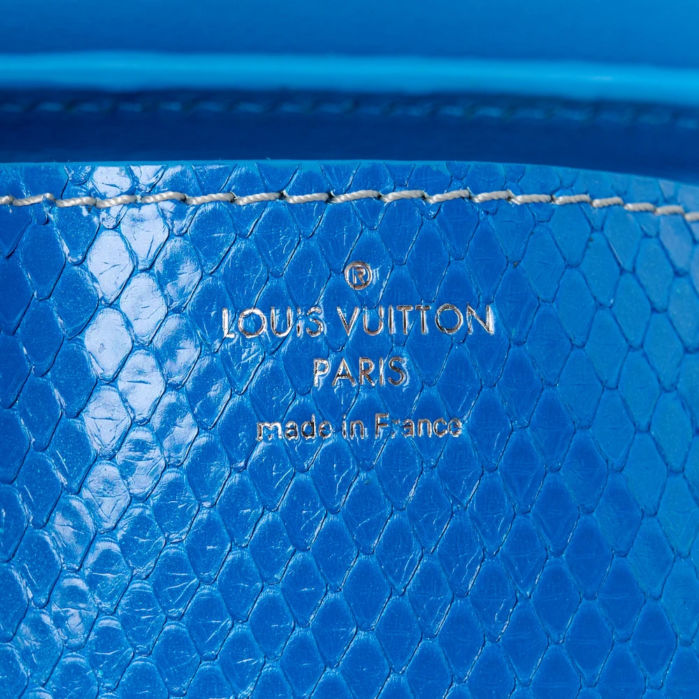 Louis Vuitton Replica Twist Bag PM – Blue Silver Monogram Design - Image 2
