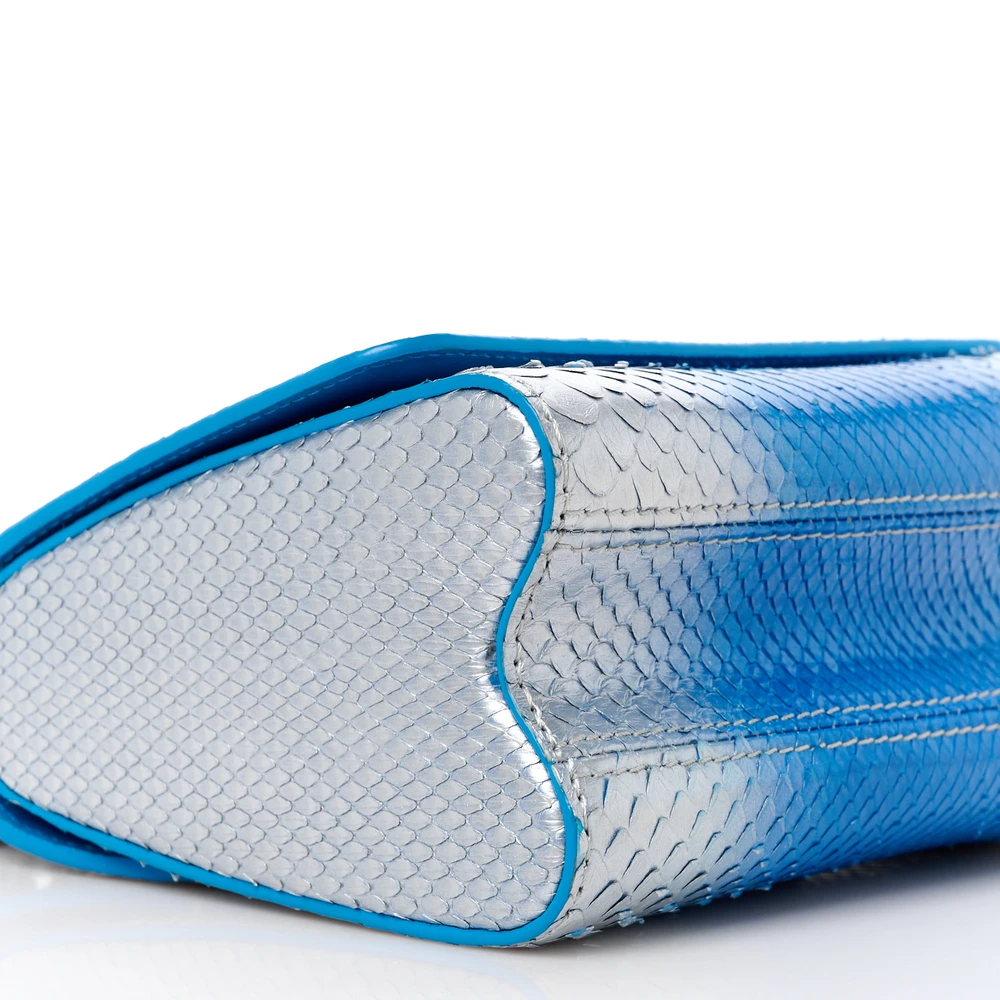 Louis Vuitton Replica Twist Bag PM – Blue Silver Monogram Design - Image 4
