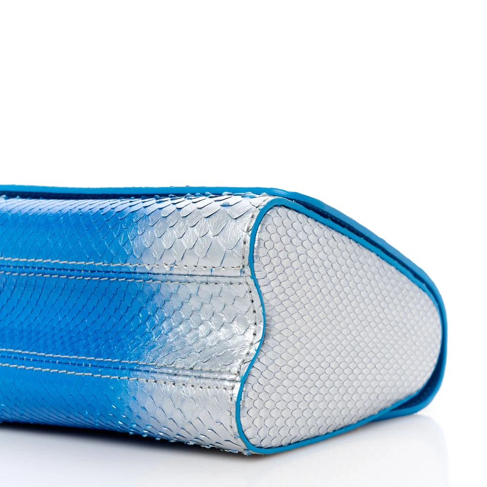 Louis Vuitton Replica Twist Bag PM – Blue Silver Monogram Design - Image 5