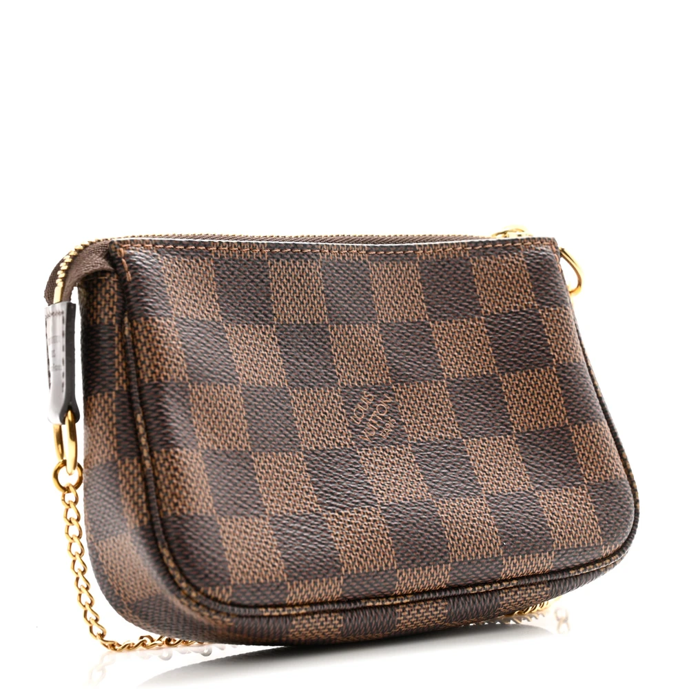 Superfake Handbags – Louis Vuitton Damier Ebene Mini Pochette Replica - Image 3