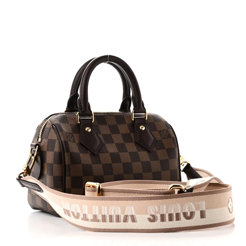 Louis Vuitton Damier Ebene Canvas Speedy 20 Mirror Quality Replica - Image 3