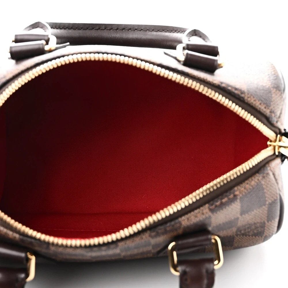 Louis Vuitton Damier Ebene Canvas Speedy 20 Mirror Quality Replica - Image 7