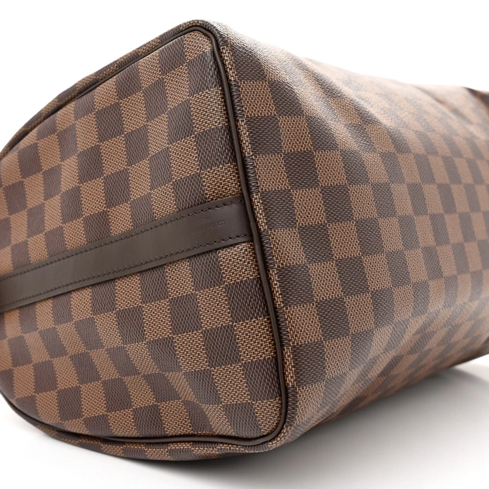 Louis Vuitton Damier Ebene Speedy Replica with Gold Hardware - Image 5