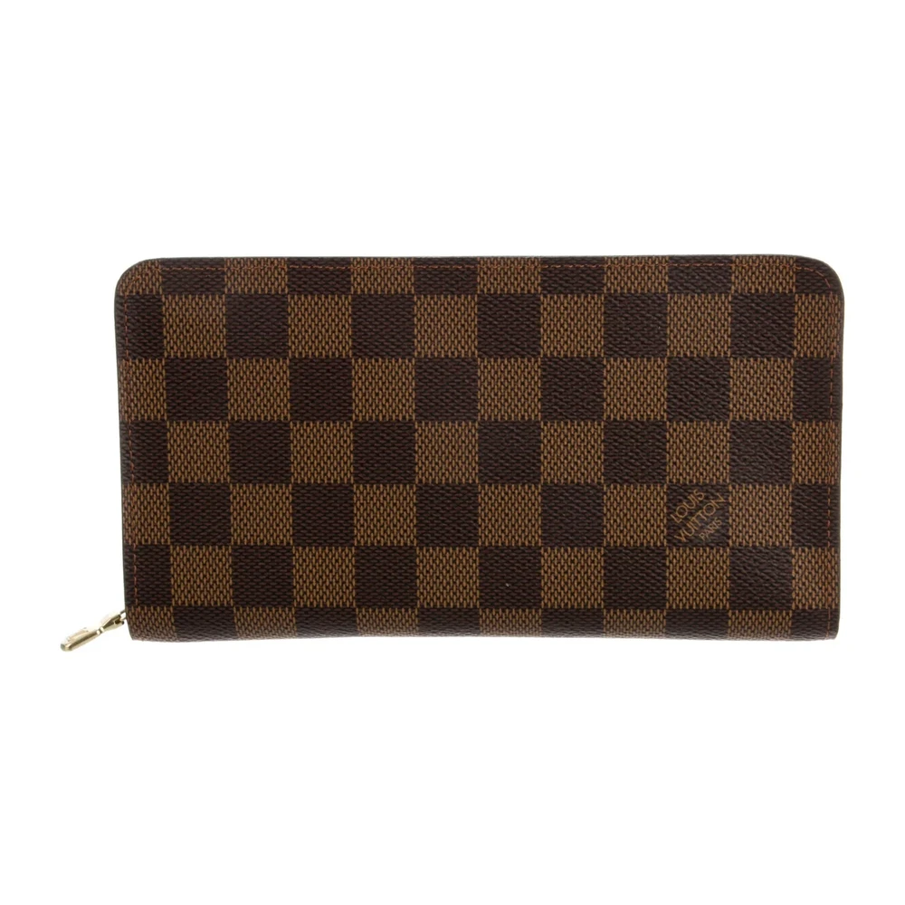 Superfake Louis Vuitton Damier Ebene Wallet with Gold Hardware