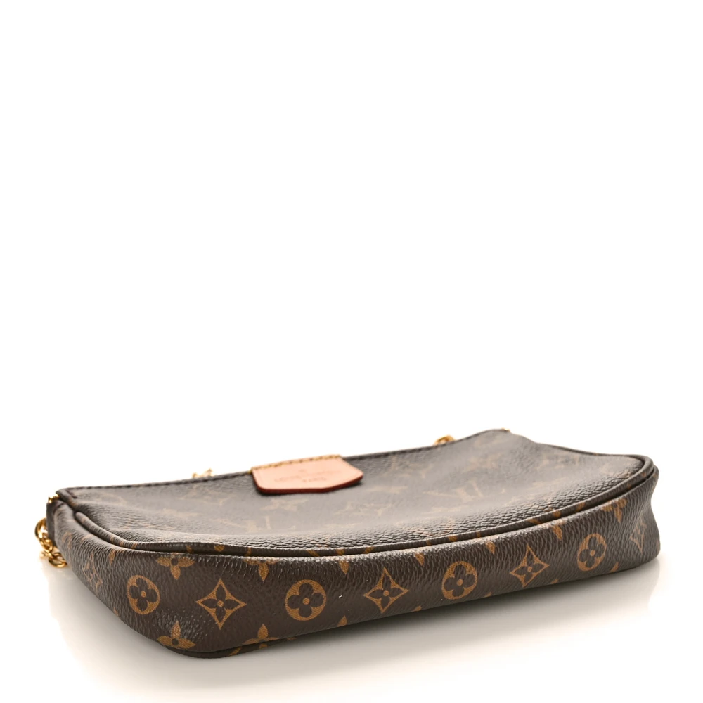 LV Monogram Canvas Multi Pochette Accessories Mini Pochette Gold Reps - Image 4