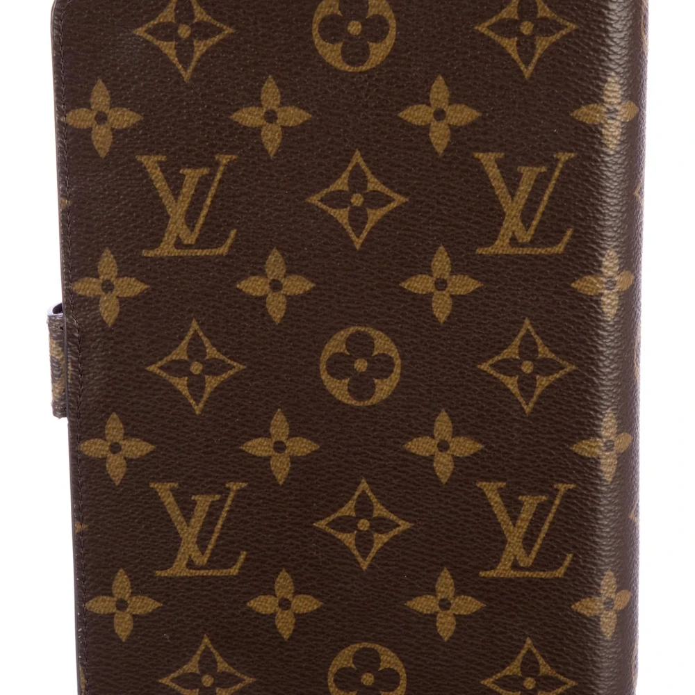 Louis Vuitton Monogram Replica Agenda with Gold Hardware - Image 2