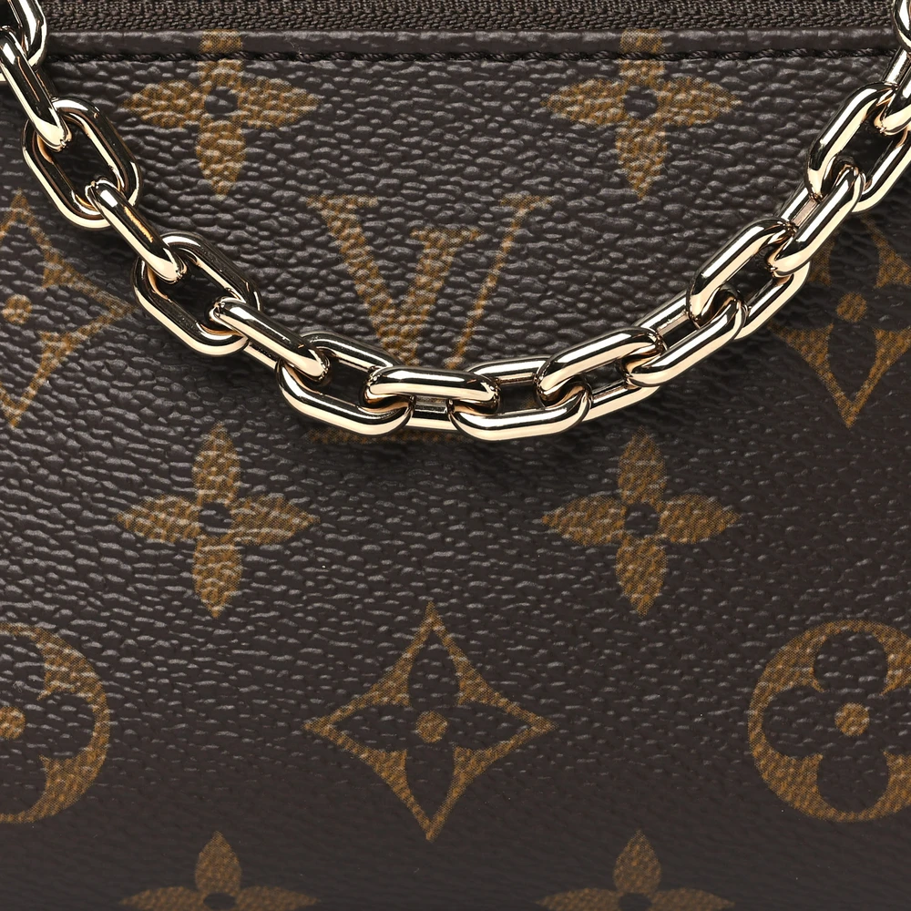 Mirror Quality Replica Louis Vuitton Rose Jasmine Bloom Pouch PM - Image 5
