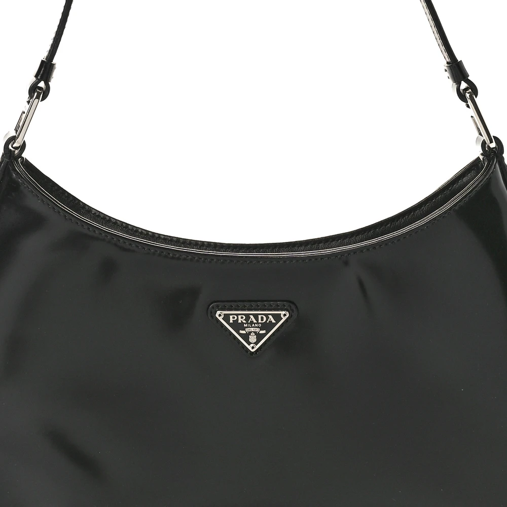 Prada Black Cleo Shoulder Bag Replica - Mirror Quality Handbag - Image 8