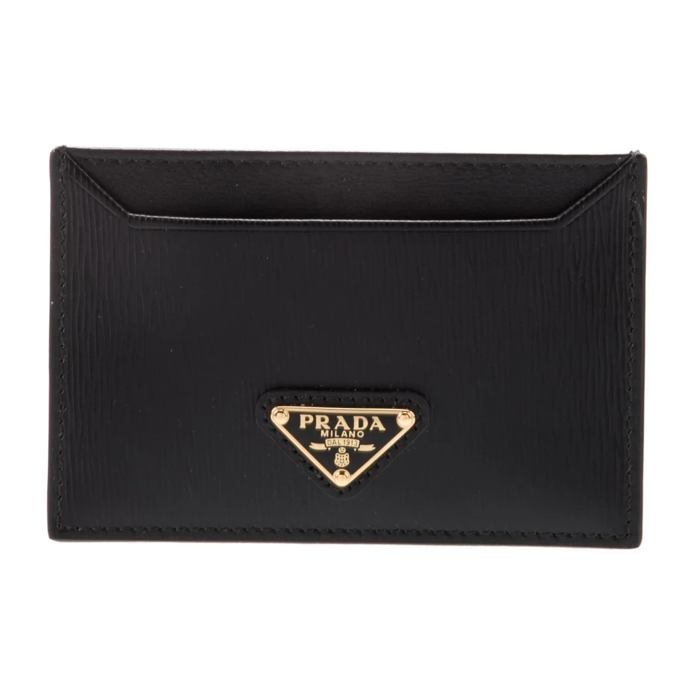 Prada Black Vitello Move Leather Card Holder – Mirror Quality Replica