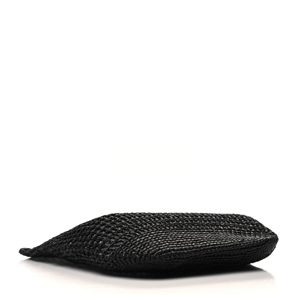 Prada Black Raffia Crochet Tote Bag – Mirror Quality Replica - Image 6