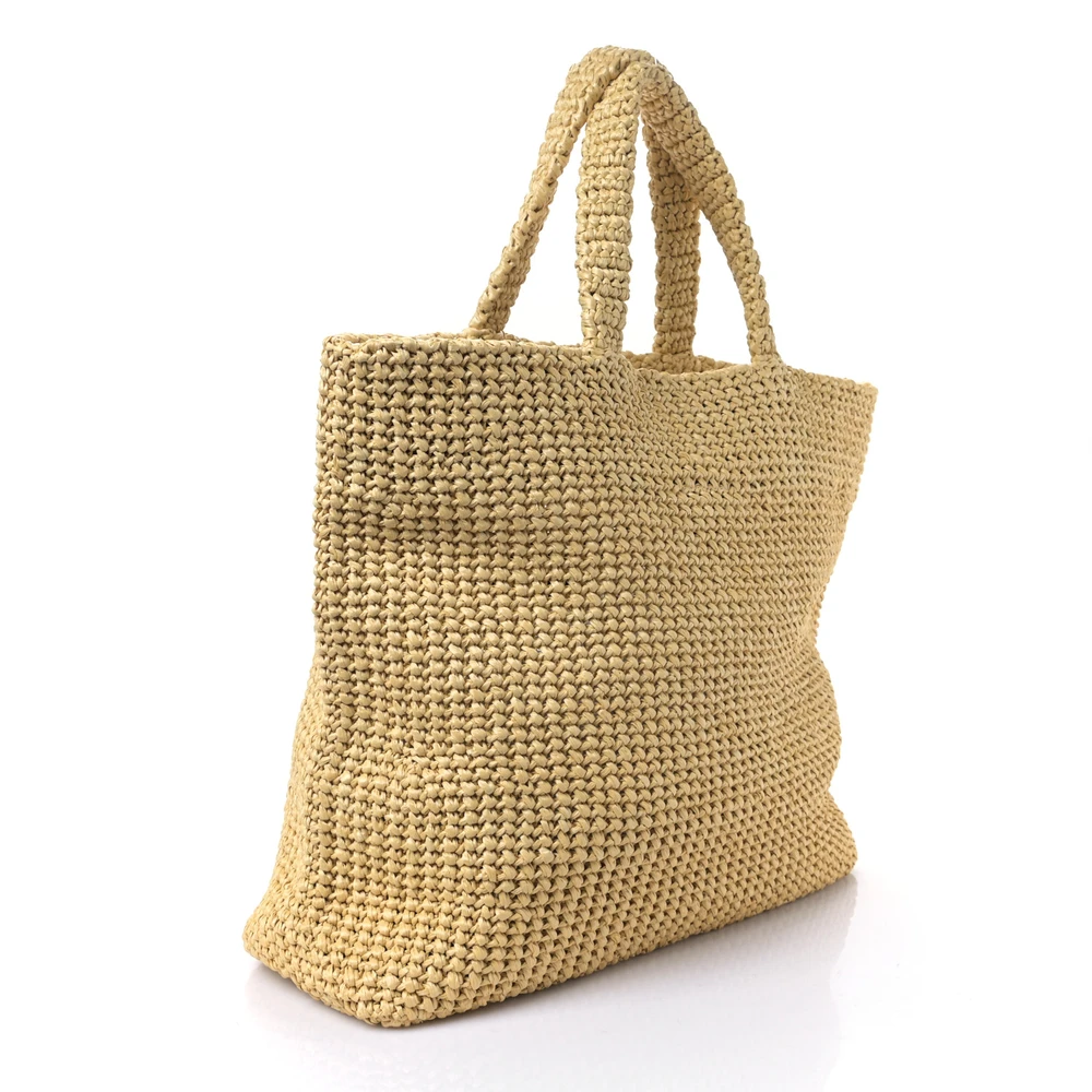 Mirror Quality Replica Prada Raffia Tote for Effortless Style - Image 3