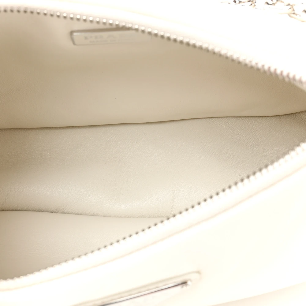 Prada White Nappa Leather Shoulder Bag – Mirror Quality Replica - Image 7