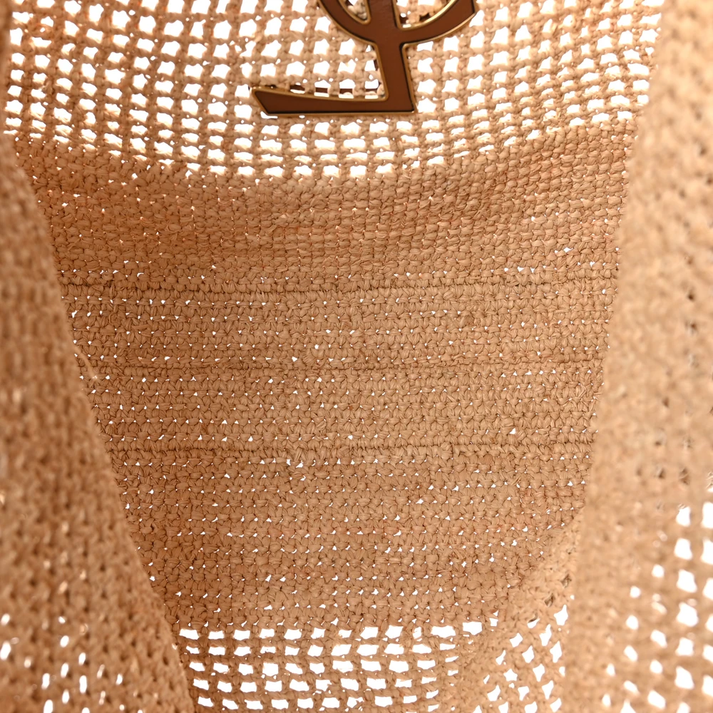 Replica Handbags Done Right – Saint Laurent Raffia iCare Tote - Image 9