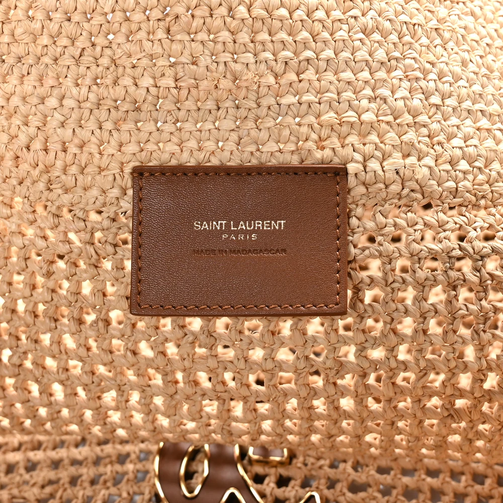 Replica Handbags Done Right – Saint Laurent Raffia iCare Tote - Image 3