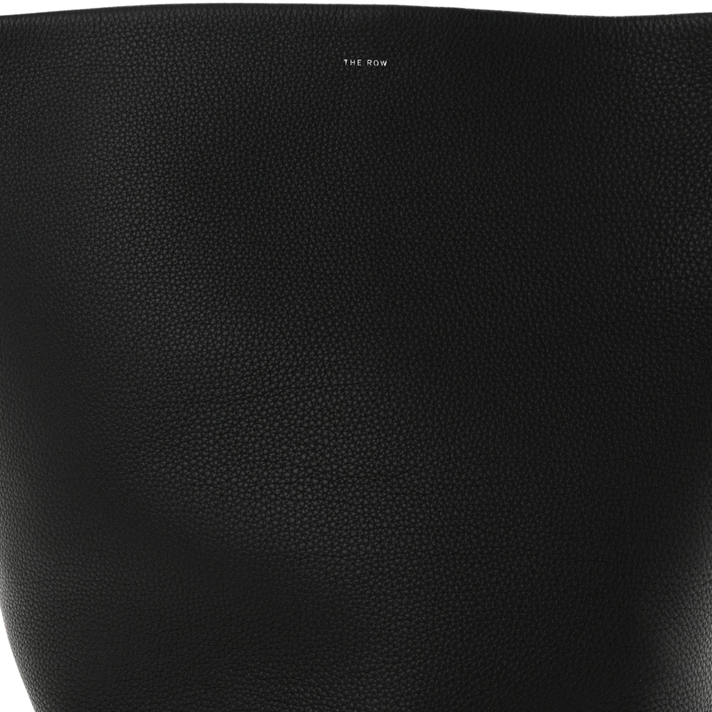 The Row Black Grained Leather Tote—Mirror-Quality Replica - Image 8